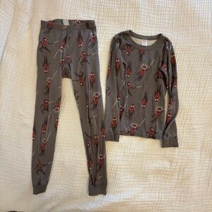 Spider-Man Kids Gray and Red Patterned Pajamas
